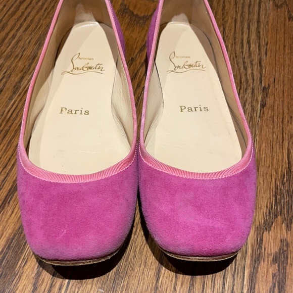 Christian Louboutin Shoes - Authentic Louboutin pink Suede Shoes 7.5